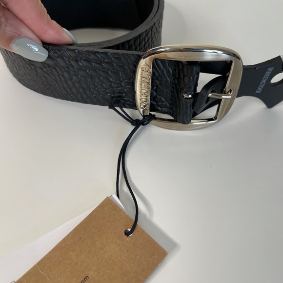 BIRKENSTOCK Knoxville Embossed Leather Belt - Picture 1 of 6